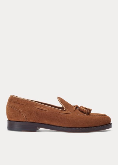 Men's Polo Ralph Lauren Booth Suede Loafers | 650794ZXQ